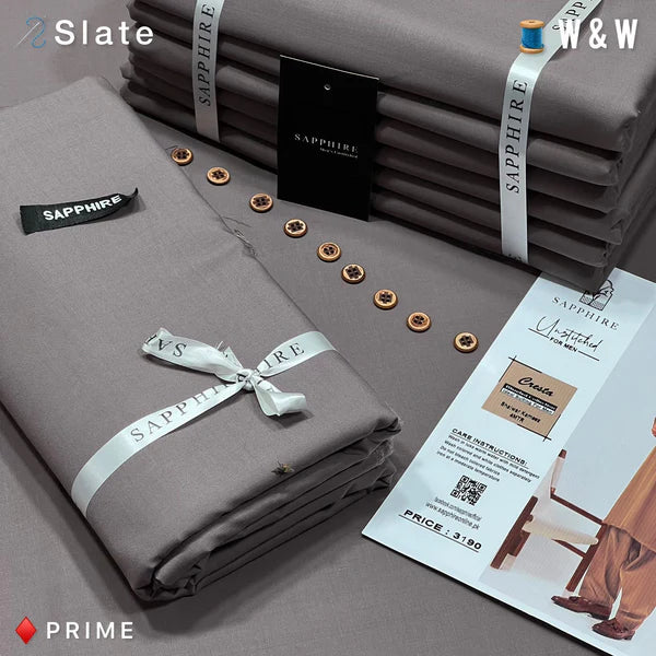 Premium Airish Wash & Wear Slate Grey