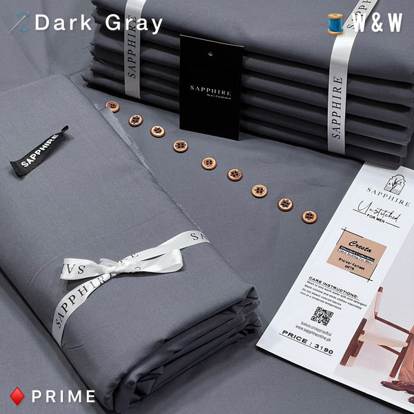 Premium Airish Wash & Wear smoke Grey